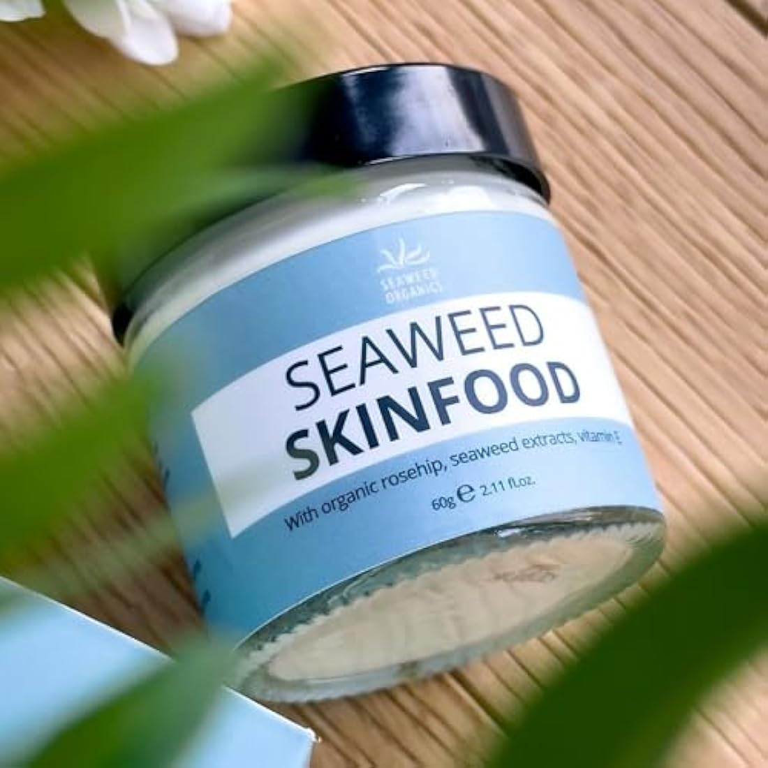 SEAWEED ORGANICS - Seaweed Skinfood face cream, Luxurious Hydration with Natural Seaweed Extract, Organic rosehip, Vitamin E, Nourishing Day Cream, All Skin Types, 60g, DIANA DRUMMOND