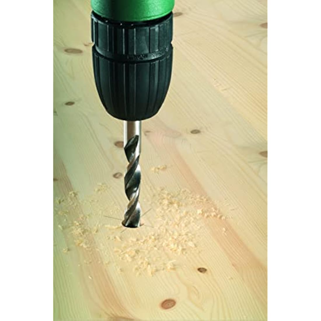 Bosch 2607017195 91-Piece Titanium Drill and Screwdriver Bit Set, V-Line (for Wood, Masonry and Metal, Including Ratchet Screwdriver and Magnetic Rod, Accessories for Drills and Screwdrivers), Green