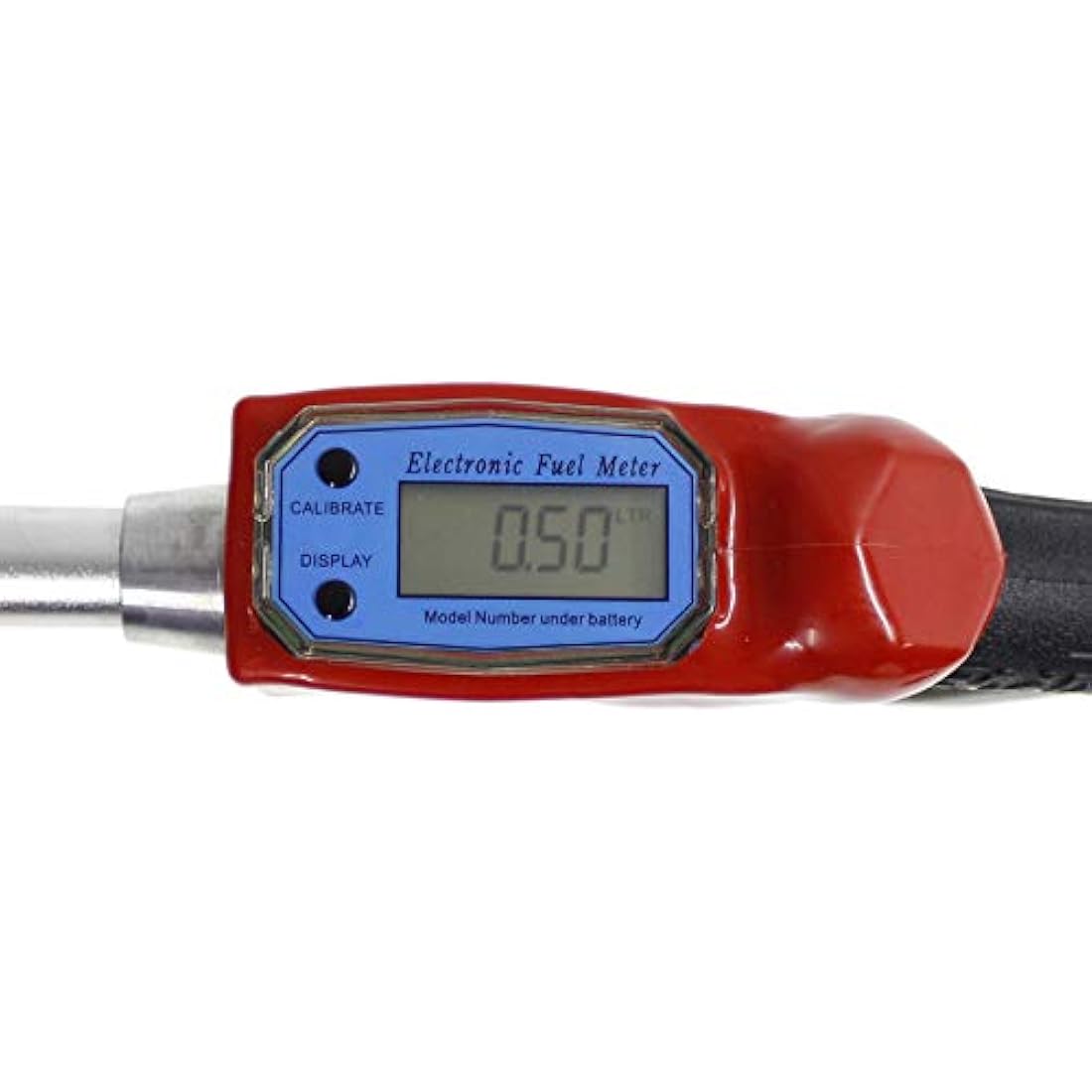 KATSU Diesel Dispensor Gun Digital Flow Meter Built-in 1-Inch 25mm Petrol Fuel Gasoline Filling Delivery Nozzle for Tractors Trucks Cars Marine 482215