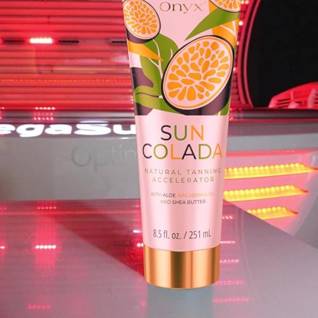 Onyx Suncolada Natural Tanning Accelerator | Bronzer-Free Lotion for Indoor & Outdoor Use | Smooth, Even, Streak-Free Tan | Deep Skin Hydration & Lasting Tan Enhancer for Golden Results
