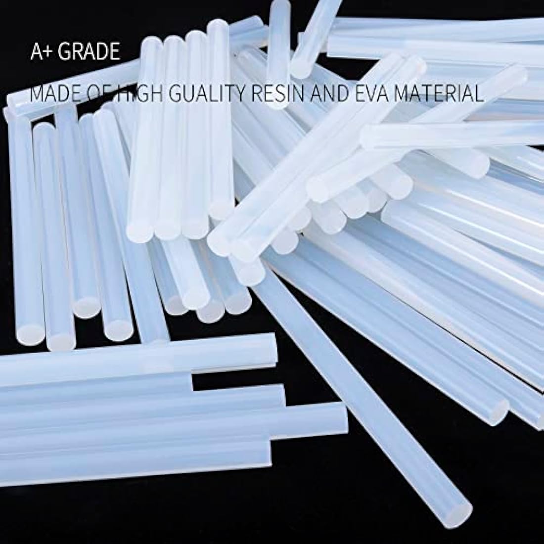 BEEWAY Hot Gun Sticks Φ 7.0mm, 125 Pack 7mm x 100mm Hot Glue Gun Sticks for Glue Guns, SGS Approved