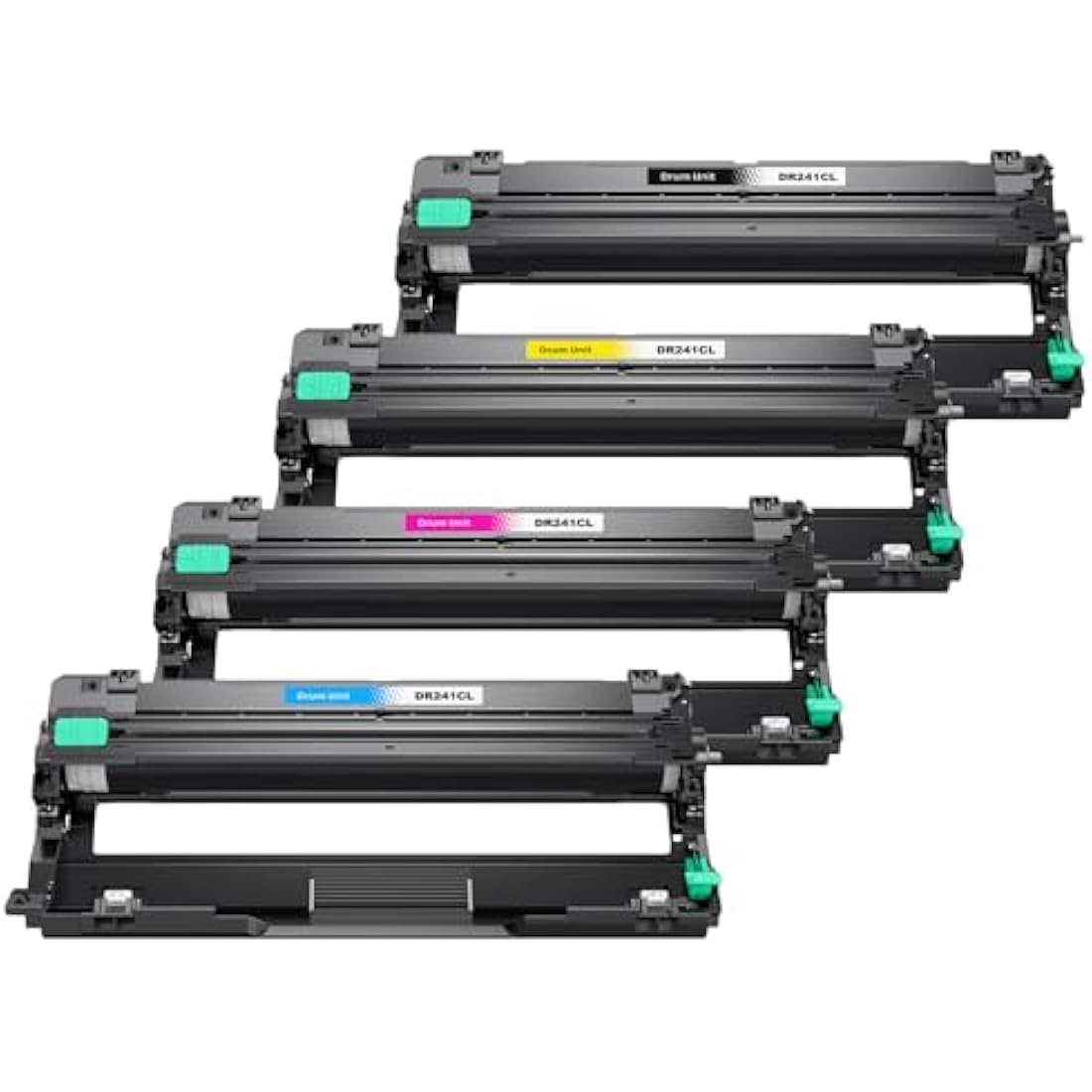Q-image DR241 Drum Unit Replacement for DR-241 Compatible with MFC-9130CDN MFC-9140CDN MFC-9142CDN MFC-9330CDW MFC-9340CDW HL-3140CW HL-3150CDN DCP-9015CDW DCP-9020CDW (Black, Cyan, Magenta, Yellow)