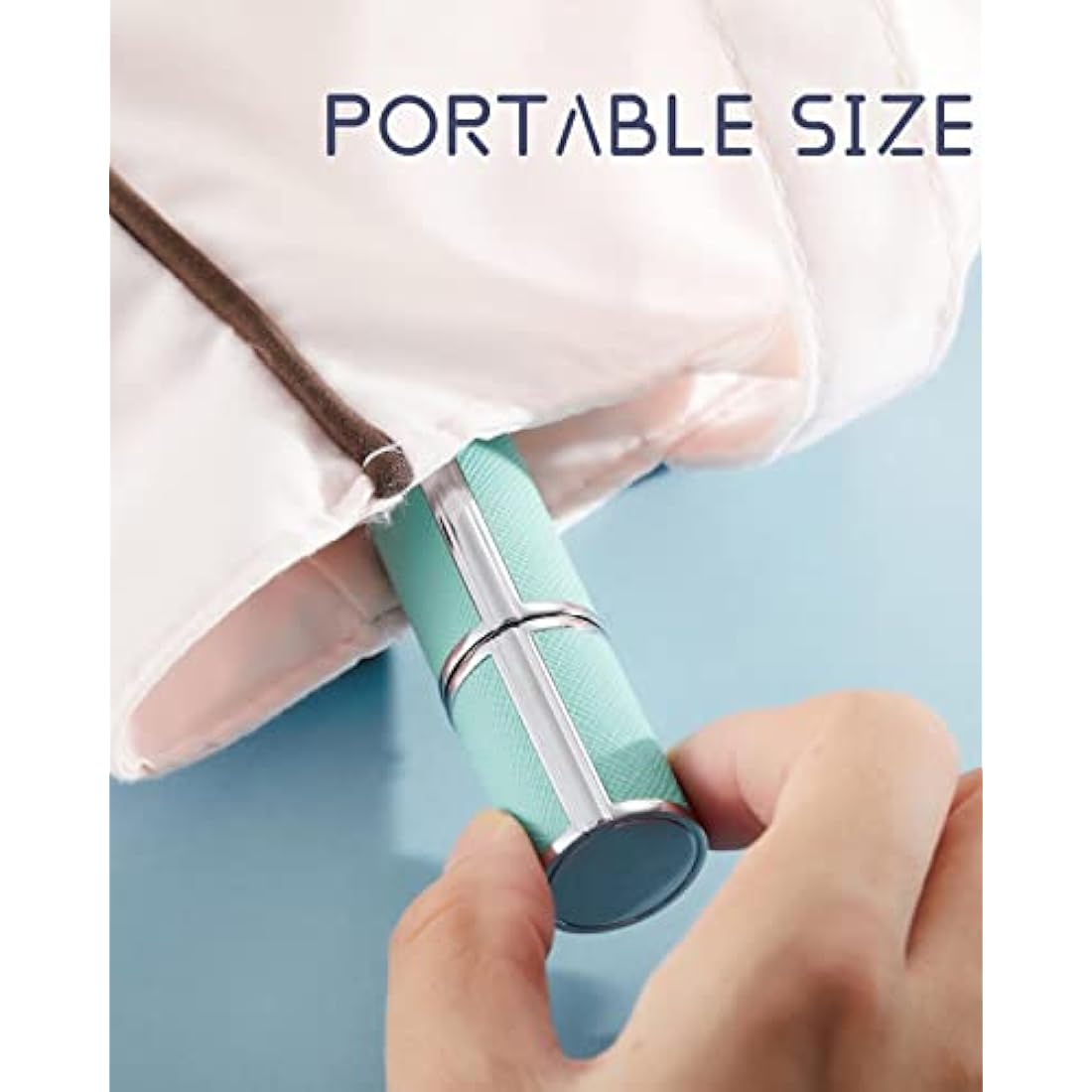 SUBORAWOS 5ML Perfume Atomiser,Refillable Perfume Spray Bottles,Mini Cologne Dispenser,Empty Fragrance Spray Bottle for Travel (YB-Brown)