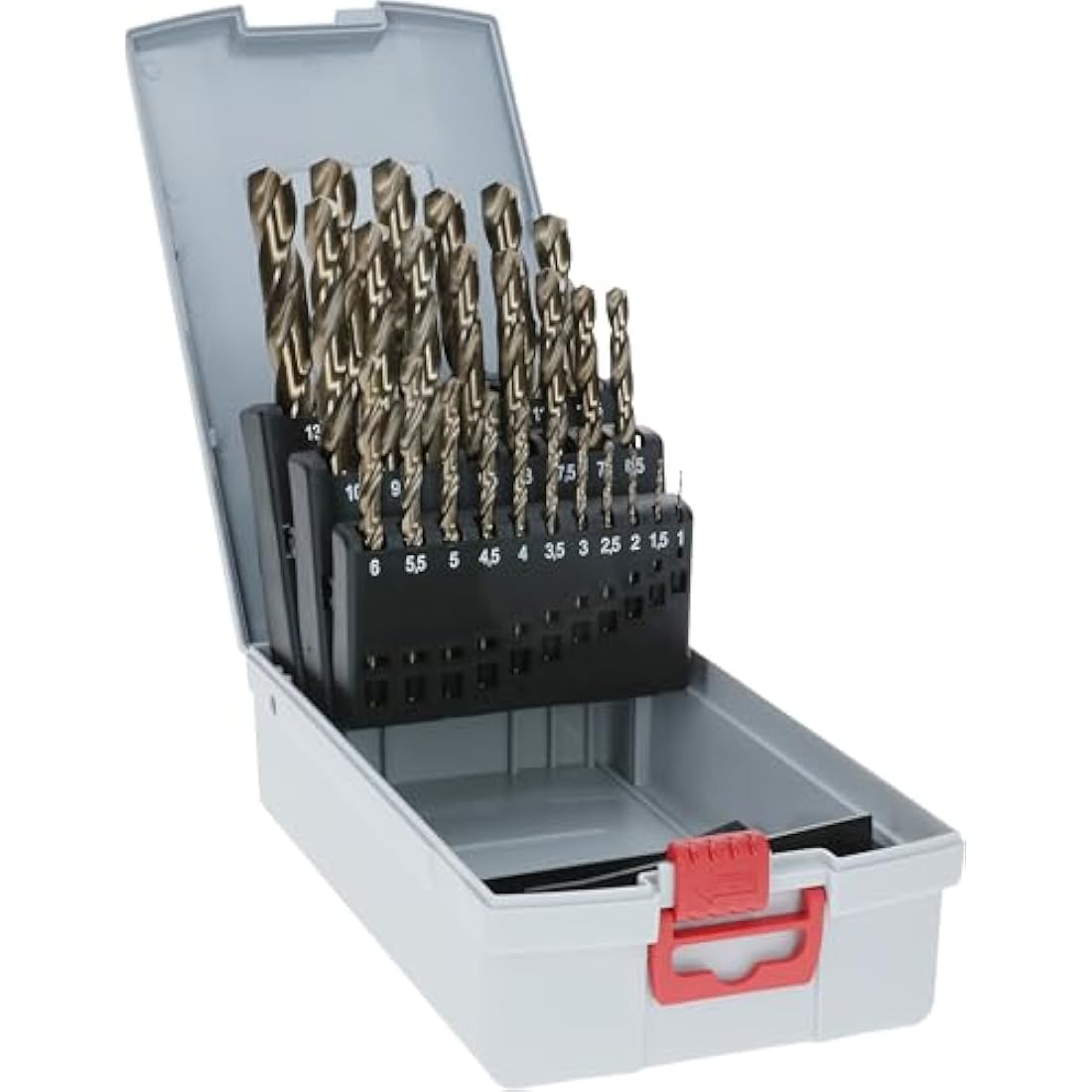 Bosch Professional 25pc. HSS-Cobalt ProBox Metal Drill Bit Set (for Stainless Steel, Ø 1-13 mm, Accessories Drill Driver and Drill Stand)
