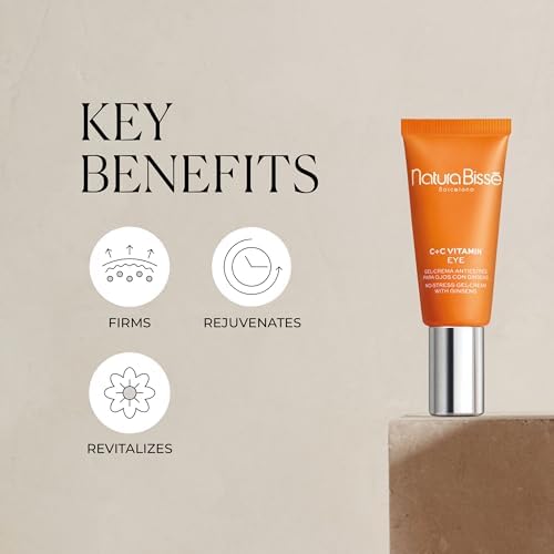 Natura Bissé C+C Vitamin Eye, Anti-Stress Eye Contour Gel-Cream, Firms, Energizes & Rejuvenates, 0.5 Oz