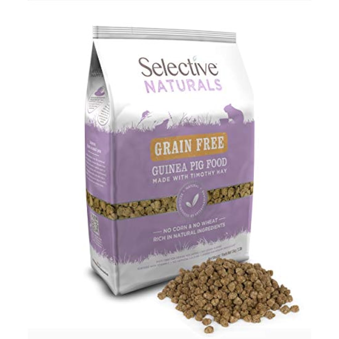 Supreme Petfoods Selective Naturals Grain Free Guinea Pig Food, Timothy Hay, 1.5KG