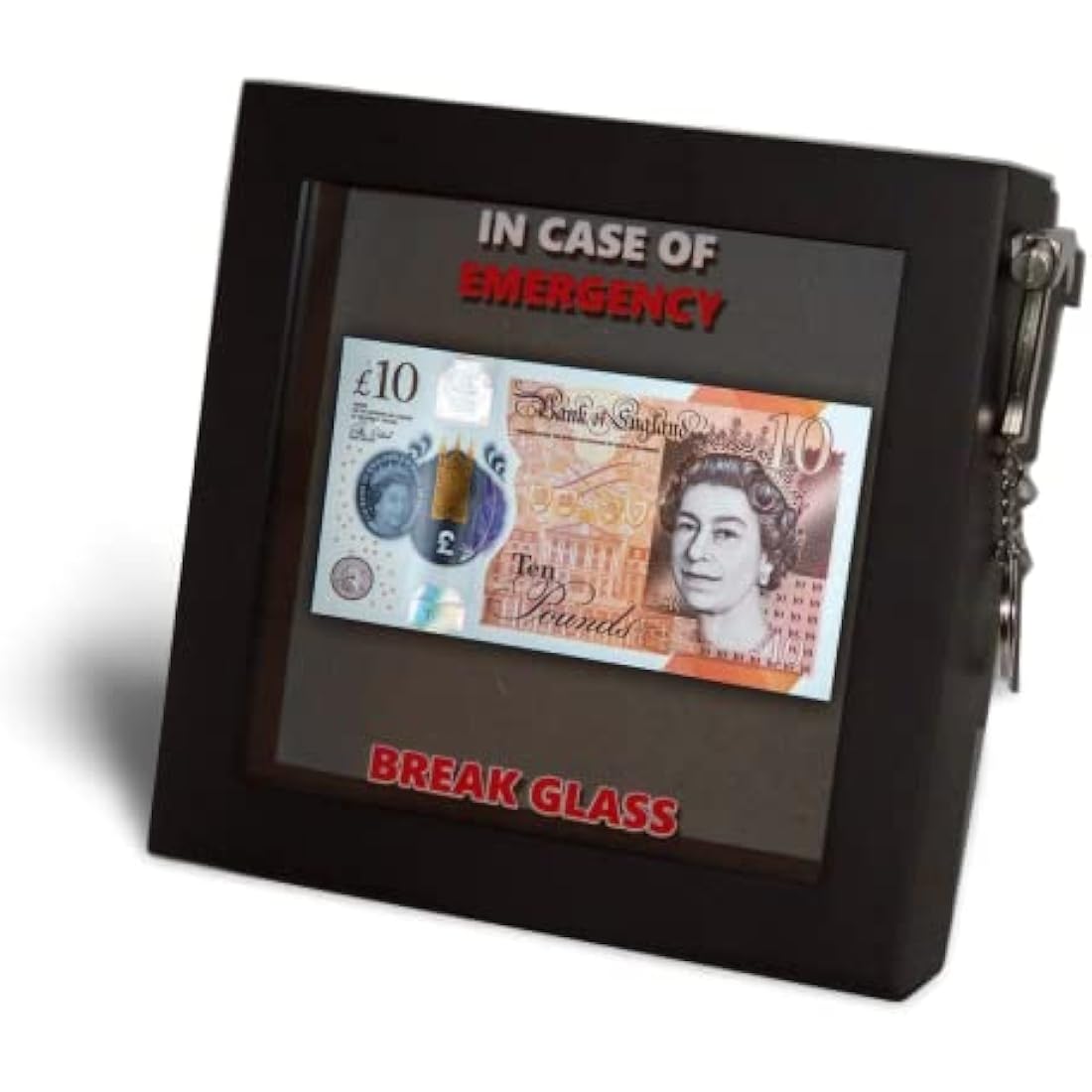 Birthday In Case of Present Emergency, Break Glass Gift Box. Fun Novelty 3d Frame. Food/Chocolate/Sweets/Drink/Money/Voucher/Jewellery. Daughter Granddaughter Sister Best Friend Mate Niece
