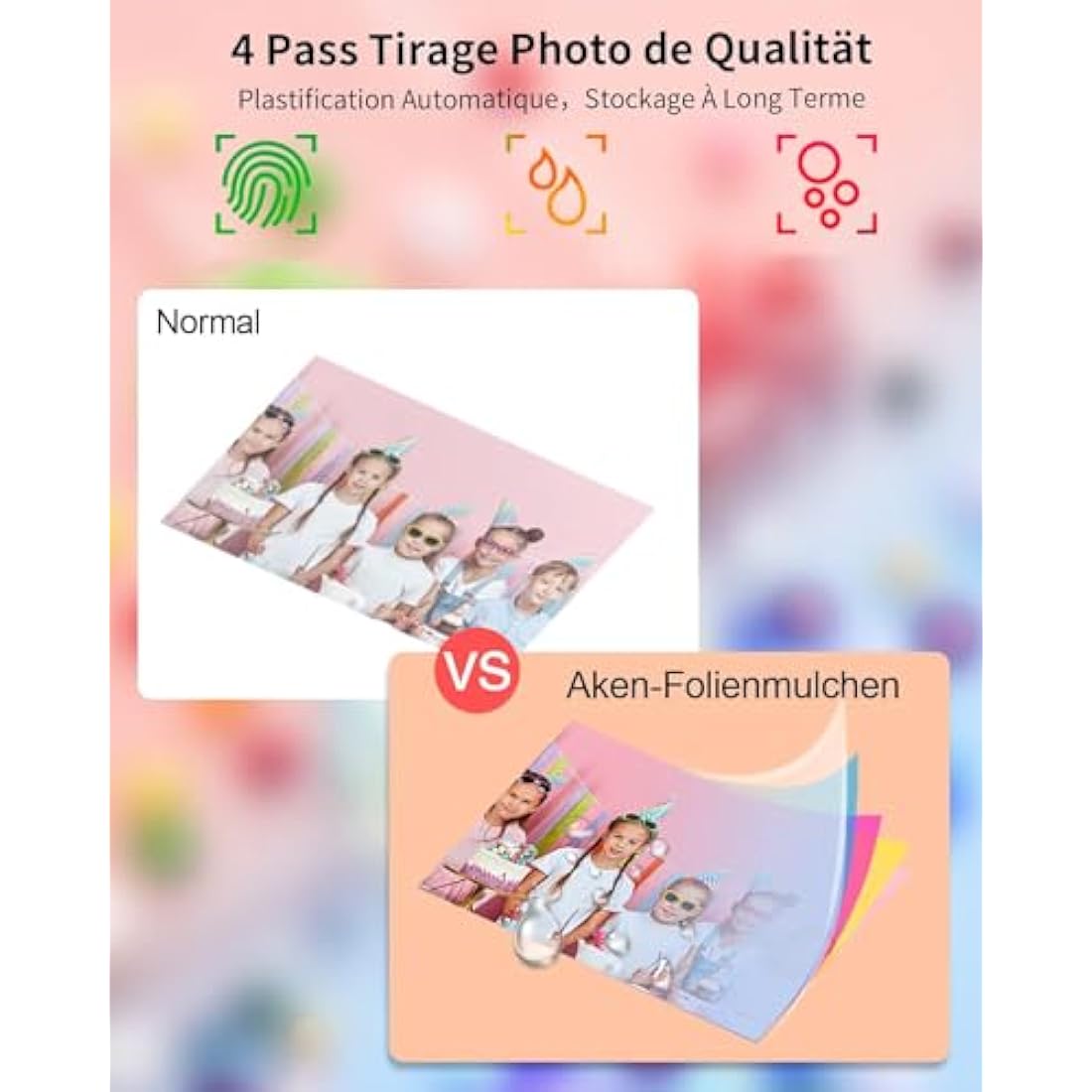 Selphy Photo Paper KP-108IN 3115B001(AA) Compatible with Canon Selphy CP1300 CP1200 CP1500 CP1000 CP910, 6 Photo Printer Cartridges, 216 Sheets Photo Paper