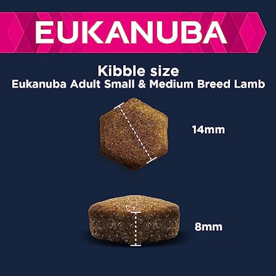 Eukanuba Complete Dry Dog Food for Adult Small and Medium Breeds with Lamb and Rice 12 kg