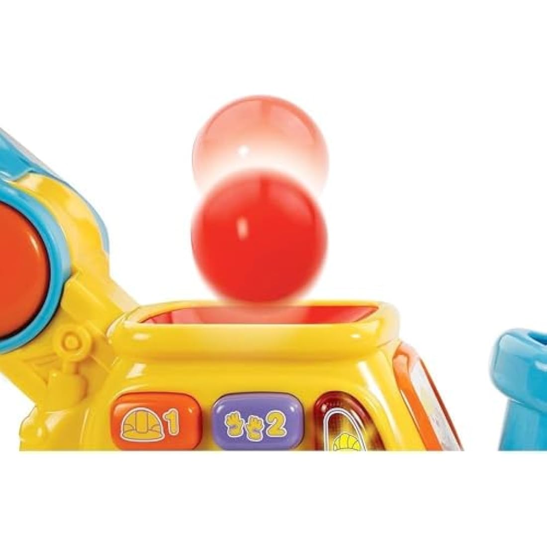 VTech POP and Drop Digger, Educational Push Along Digger for Toddler, Toy Gift for 12 Months to 2 3 Years Boys and Girls. English Version