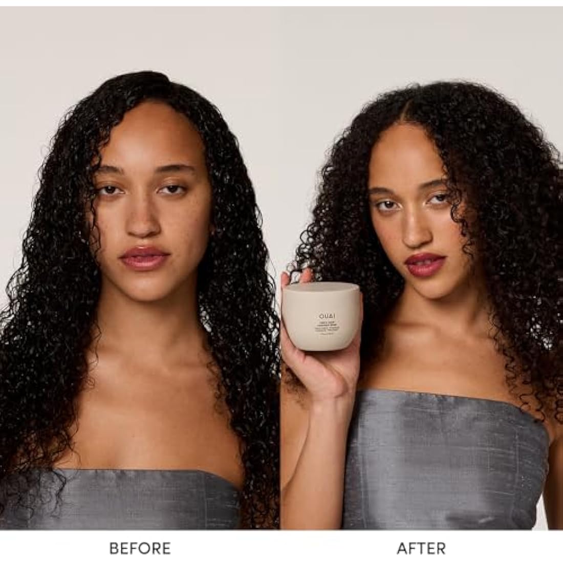 OUAI Thick Hair Treatment Masque - Almond Oil, Olive Oil & Hydrolyzed Keratin to Repair & Restore Damaged Hair - Softens, Smooths & Strengthens - Phthalate & Paraben Free Hair Masque - 236ml