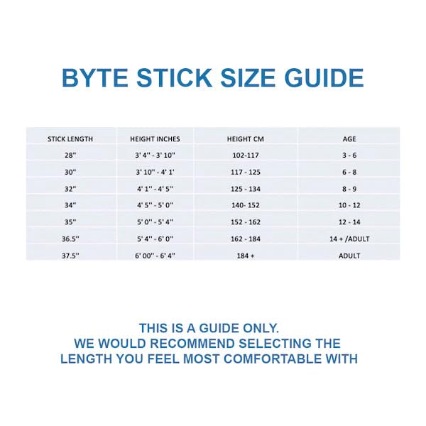 BYTE TX2 HOCKEY STICK BLUE/TEAL (28'' LIGHT)