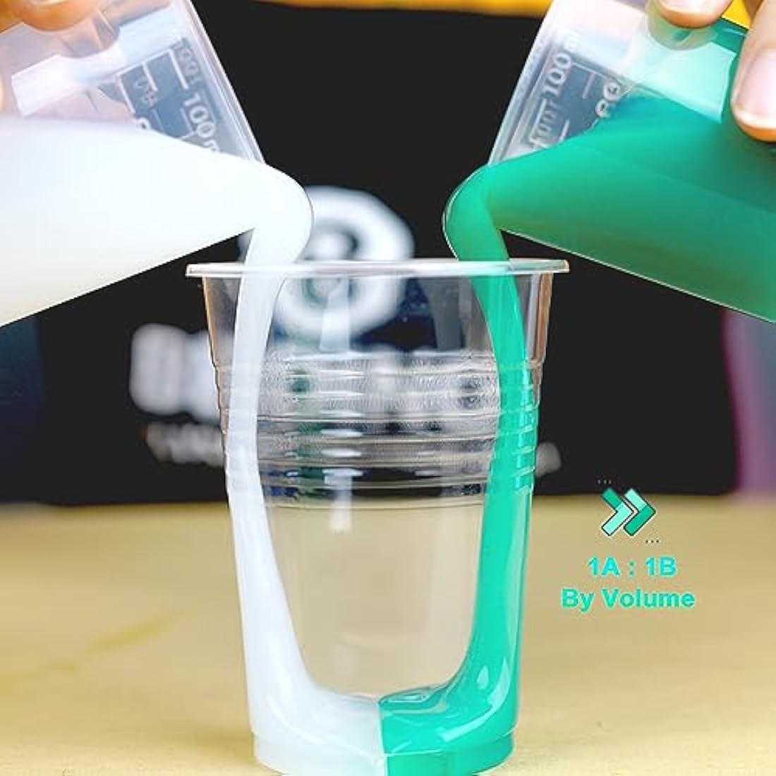 BBDINO Super Elastic Silicone Mould Making Kit, 600g Liquid Platinum Silicone 1:1 Mixing, Ideal for Casting Moulds of Resin | Plaster | Wax etc. Jade Green