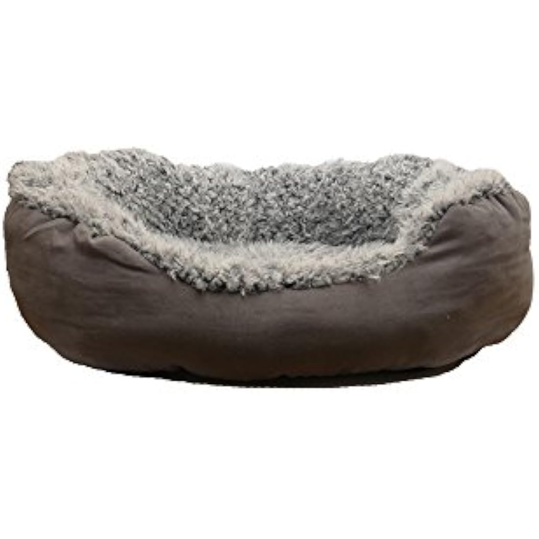 Rosewood Grey Lion Oval Dog Bed, Large, 80x65cm