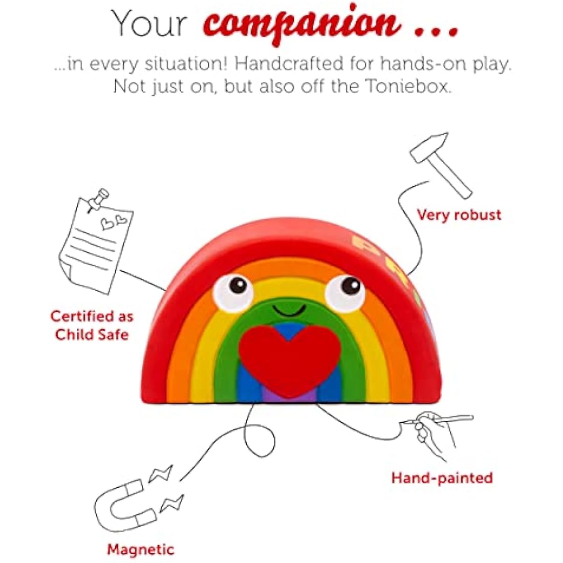 tonies Favourite Classics Pride Rainbow Audio Character - Audiobooks for Children