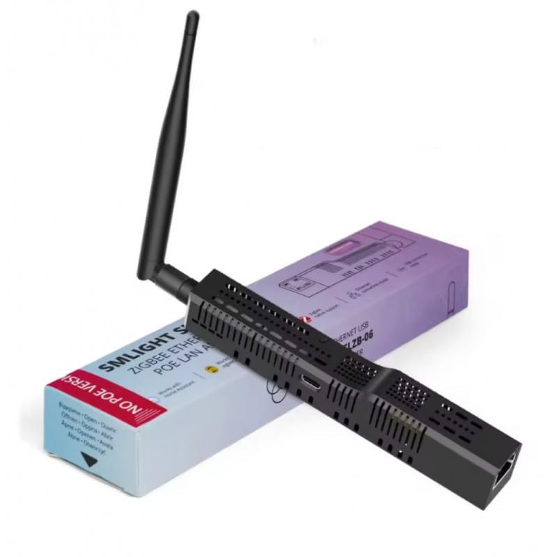 SLZB-06-NO-POE Zigbee 3.0 to Ethernet Adapter, USB and WiFi without PoE, Works with Zigbee2MQTT, Home Assistant, ZHA, SLZB-06 NOPOE (SLZB-06-NO-POE)
