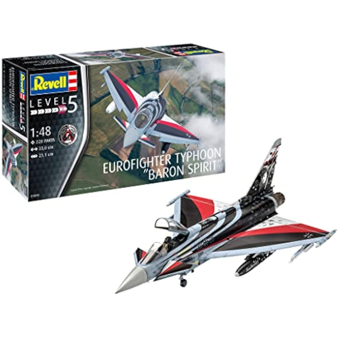 Revell 03848 Eurofighter Typhoon BARON SPIRIT 1:48 Scale Unbuilt/Unpainted Plastic Model Kit