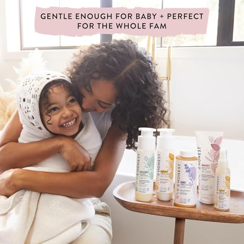 Honest Calming Lavender Hypoallergenic Face And Body Lotion With Naturally Derived Botanicals, Dreamy Lavender, 8.5 Fluid Ounce
