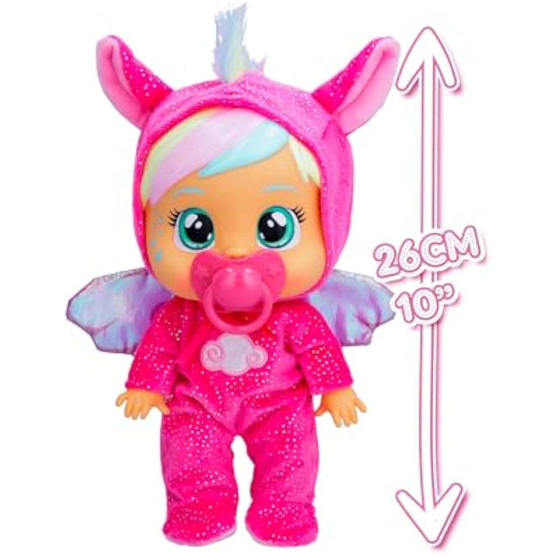 Cry Babies Loving Care Fantasy Hannah | Baby doll that cries Real tears with Pyjamas & 3 Accessories - Toy and Gift for Boys and Girls