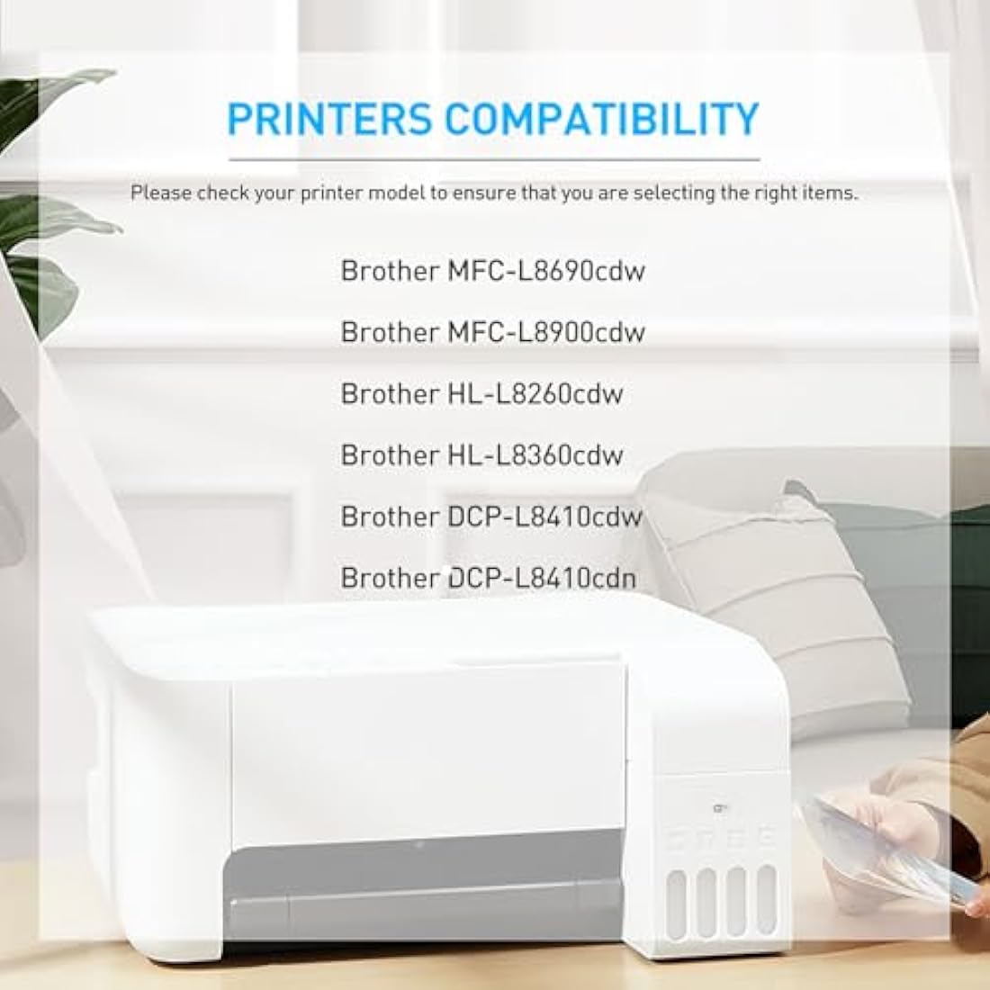 BAISINE TN423 Compatible with Brother MFC-L8690cdw Toner TN423 TN-423 TN421 TN-421 Cartridge for HL-L8260cdw DCP-L8410cdw MFC L8690cdw HL-L8360cdw MFC-L8900cdw HL-L9310cdw MFC-L9570cdw MFC-L8610cdw