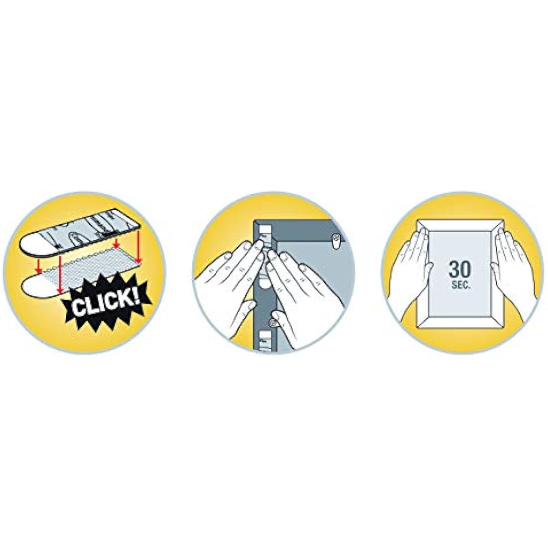 Command Picture Mounting Strips Value Pack - 4 x 2 M & 8 x 2 L White, No Hooks, Residue-Free Removal