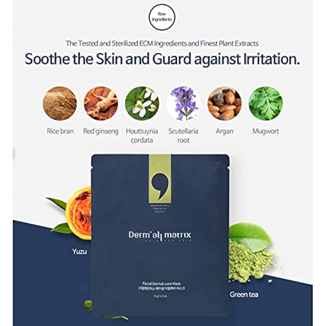 [Derm·all Matrix] Daily Facial Dermal-care 4ea (1pack) / Facial Mask Sheets