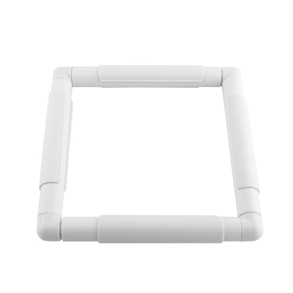 Universal Clip Frame, Cross Stitch Frame Q Snap Frame Square Plastic Embroidery Cross-Stitch Frame for Embroidery, Quilting, Needlepoint,