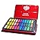 Major Brushes Artist Watercolour Paint Tin 36 Blocks Red Metal Lid