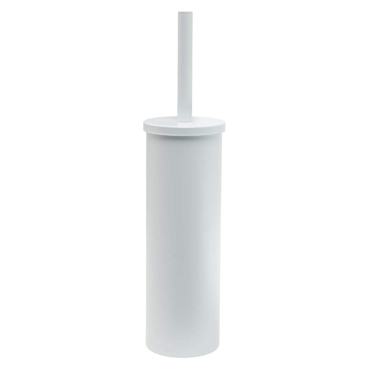 Gedy Tonga Brush, Stainless Steel chromall, Matte White, 9,1x9,1x37,7cm