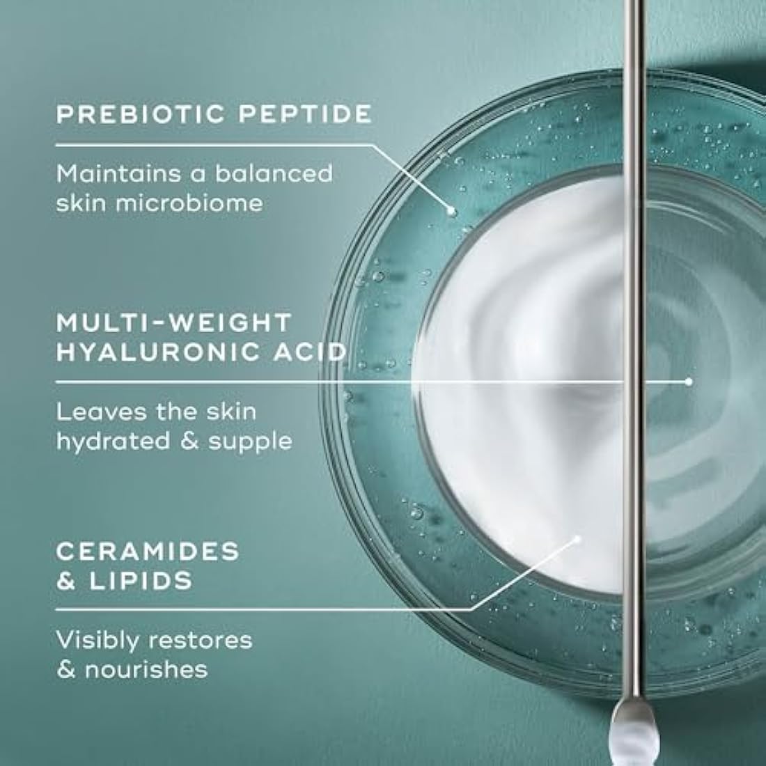 Medik8 Total Moisture Daily Facial Cream Refill Pod Hyaluronic Acid Moisturiser, Day and Night Face Cream, Clinically Proven Instant & Lasting Moisturisation - Fragrance Free - 50 ml