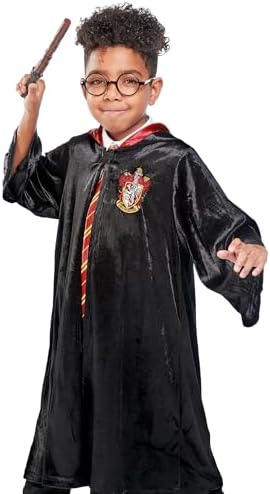 Rubie's Official Harry Potter Gryffindor Deluxe Robe Childs Costume, Kids Fancy Dress