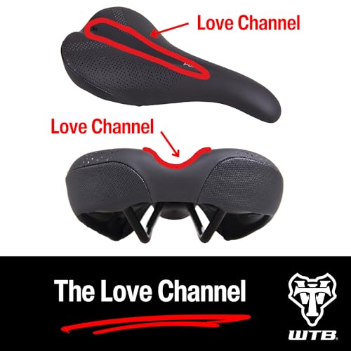 WTB Pure Medium Cromoly Black Saddle, Cromoly/Black