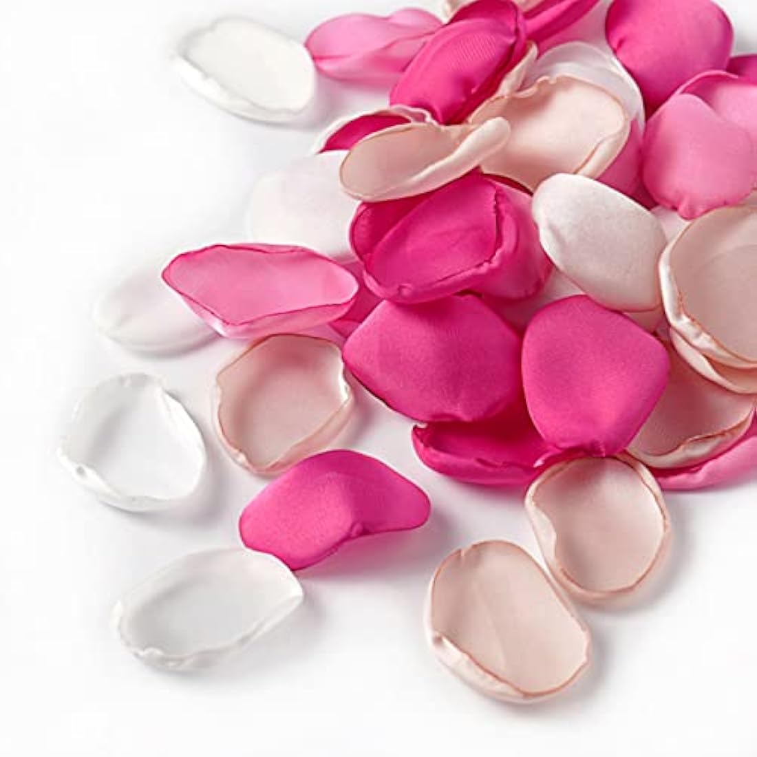 SUSNUAN 200Pcs Silk Rose Petals Artificial Flower Petals for Wedding Decor, Flower Girl Scatter Petals for Aisle Table Centerpieces Reception Proposal Party Romantic Night Decoration（Blush Pink）