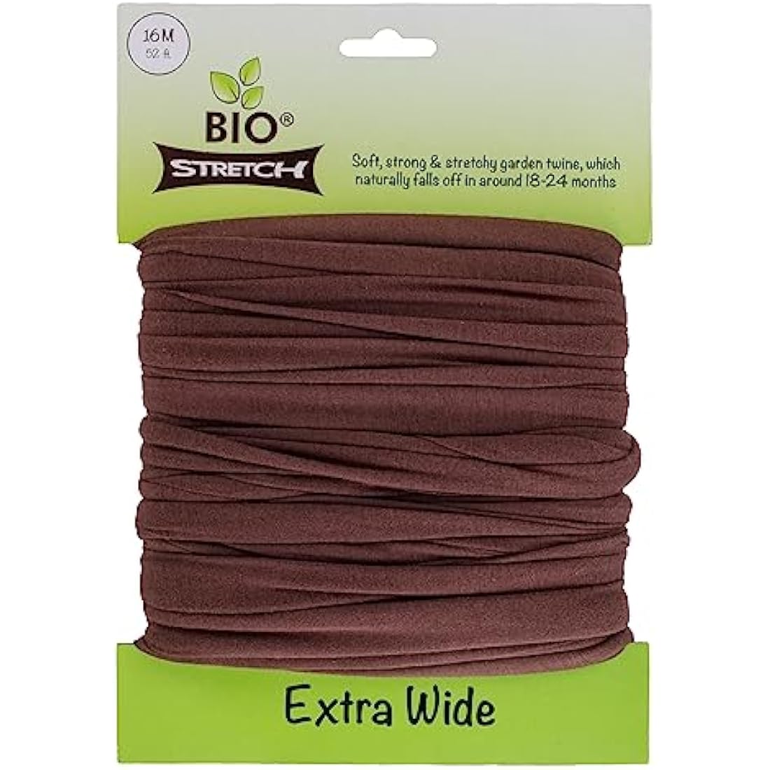 Biostretch Extra Wide Soft Tree Ties - Strong & Stretchy Support for Large Plants & Young Trees - Cut-to-Length Garden Tape for Home & Professional Gardening (16M / 52 ft)
