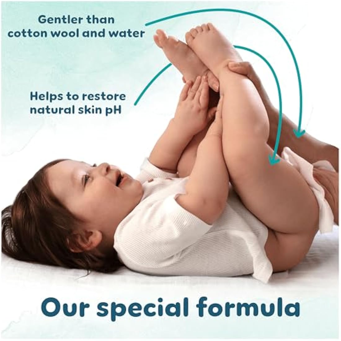 Pampers Harmonie Aqua Baby Wipes Plastic Free 24 Packs of 48 Wipes, 1152 Baby Wet Wipes, Help restore natural skin pH, Delicate lotion with 99 percent water