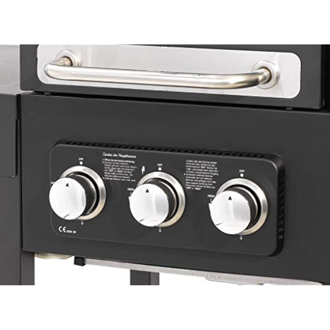 CosmoGrill Hybrid 4 Burner Barbecue DUO Dual Fuel BBQ 3+1 Gas Grill & Charcoal Smoker BBQ Grill, Built-in Thermometer, Warming Rack, Outdoor Portable Large Coal Barbecue for Home Garden Party Cooking