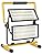 Bellanny 200W LED Work Light 2,0000LM Super Bright Portable Floodlight 6500K Job Site Light with Independent Switch Control IP66 Waterproof Plug in Work Light for Garage Workshop Construction Site