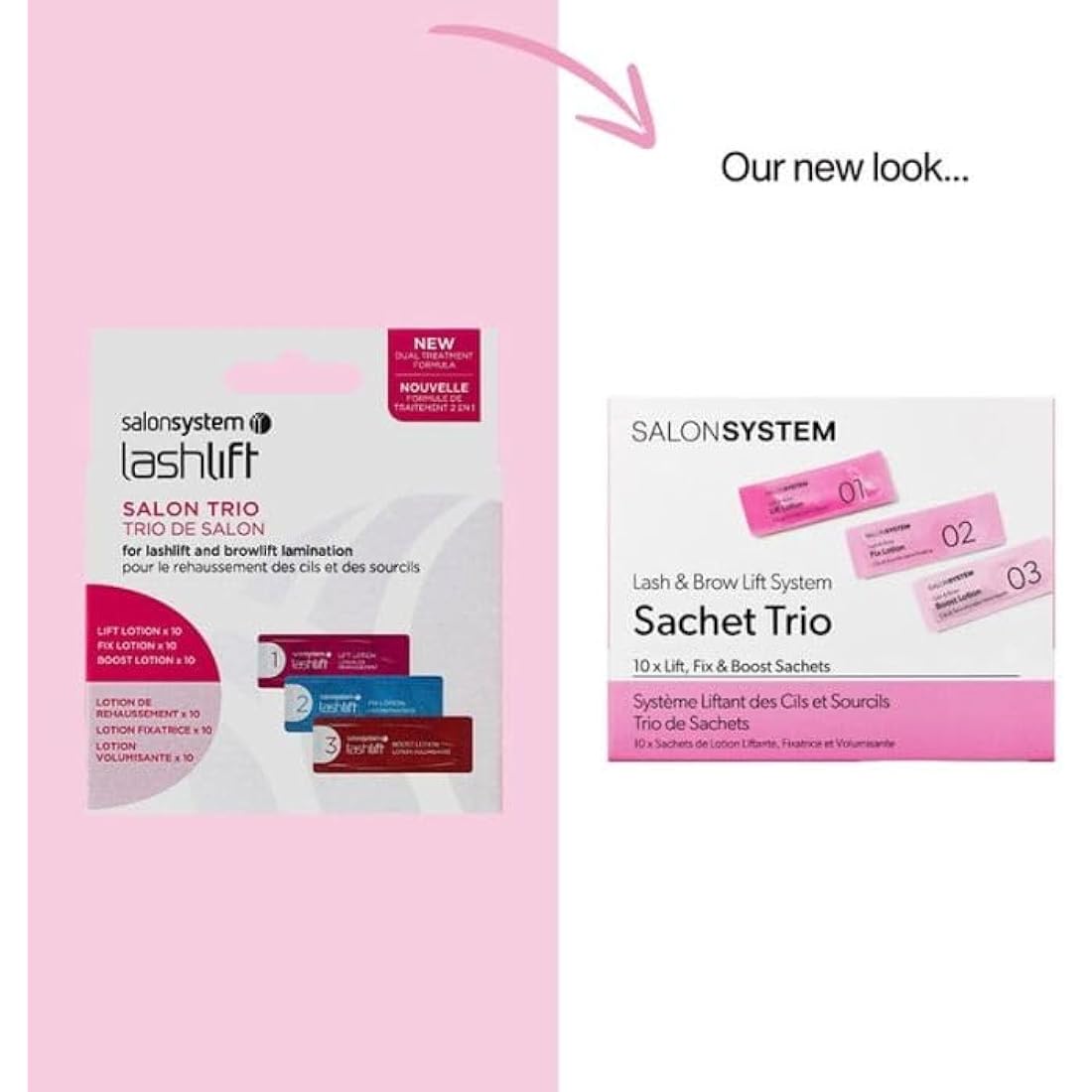 Salon Systems Lash Lift and Brow Lift Salon Trio Pack