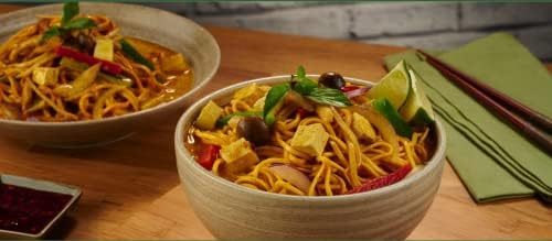 LUCKY BOAT Thick Chow Mein Noodles 9KG | Restaurant Quality Noodles | No.1 Thick Noodles | Egg Free Noodles | Bulk Noodles | Stir-Fry | Noodles | Vegan | Wheat Noodles | Chinese Noodles | 9kg