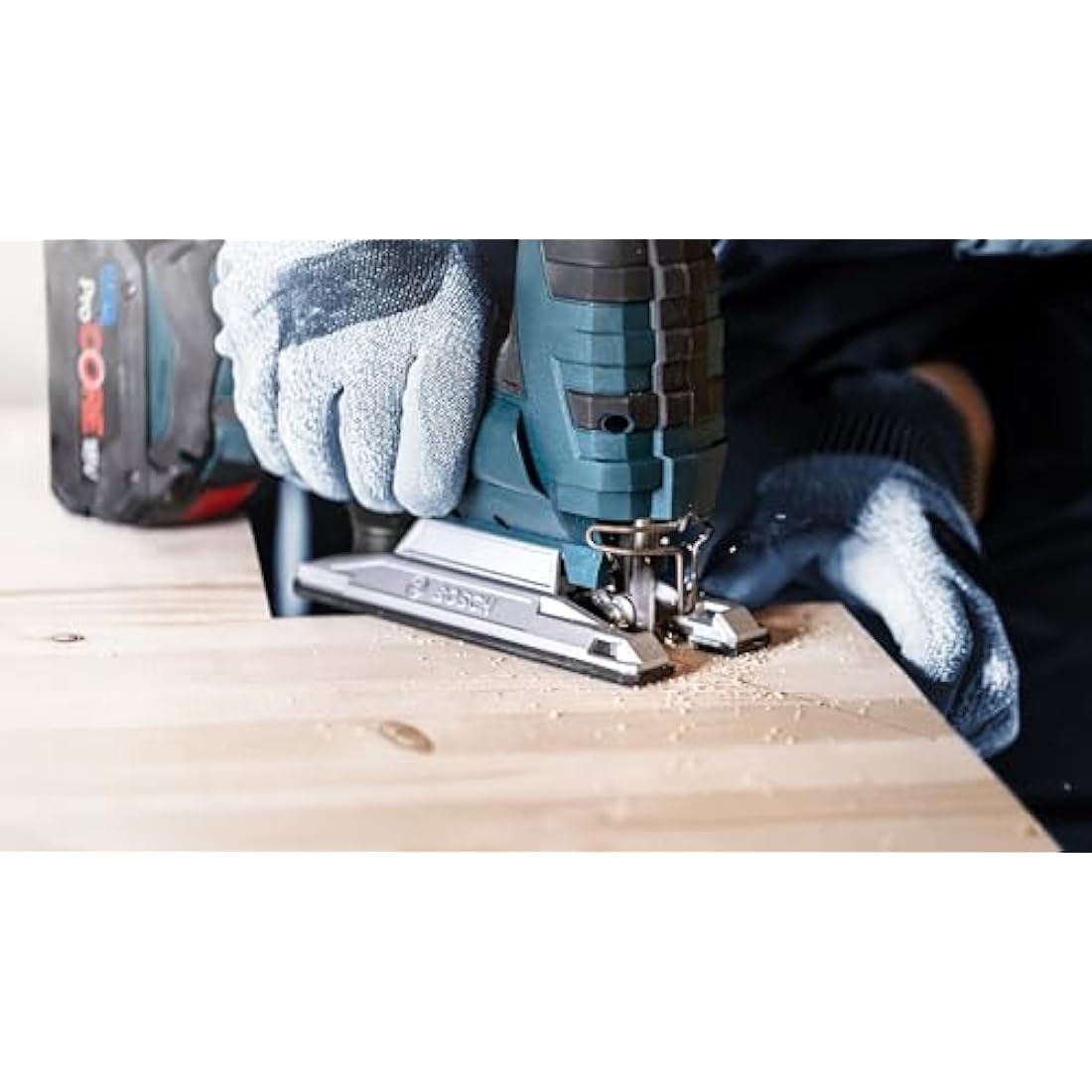 Bosch 25x EXPERT Wood 2-side clean T308B Jigsaw Blade (for Solid wood furniture board, Plywood, Length 117 mm, Professional Accessory Jigsaw)