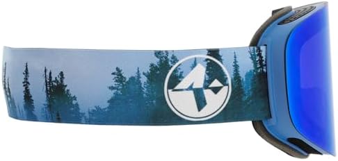 NAKED Optics The TROOP EVO Ski Goggles Men, Ski Goggles Women, Snowboard Goggles, Ski Goggles with Interchangeable Lenses for Bad Weather, Snow Goggles, Skiing Goggles