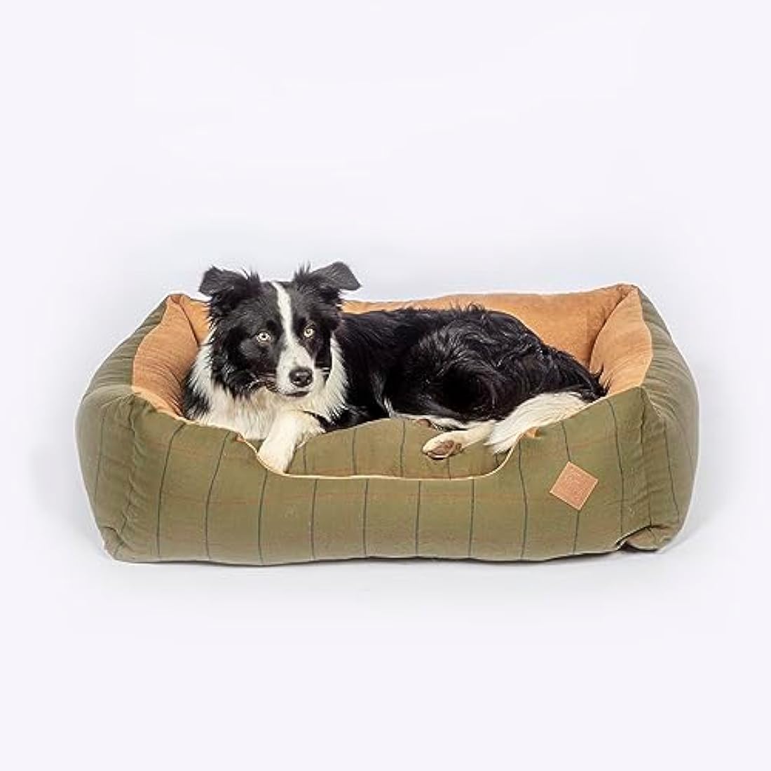Danish Design Hunter Tweed Faux Suede Hard Wearing Fully Washable Dog/Puppy Snuggle Bed 34 Inch