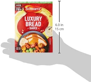 Schwartz Luxury Bread Sauce Mix 40 G | Pack of 10 | No Artificial Colours or Flavourings | No Added Preservatives or MSG | Suitable for Vegetarians