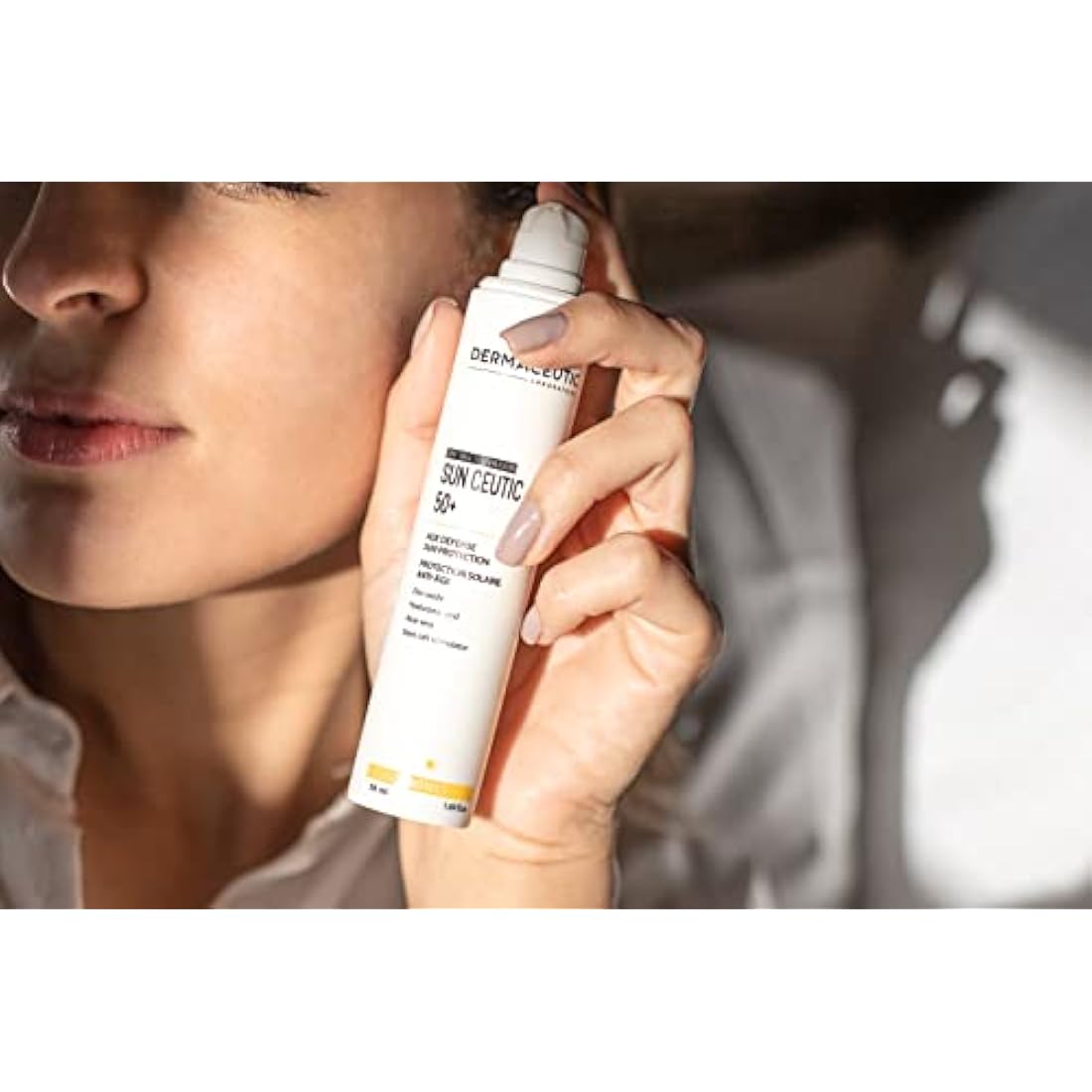Dermaceutic Sun Ceutic 50+ - Sun cream SPF 50+ - Full spectrum protection sunscreen with powerful UVA/UVB filters - Defense face sun block - 50ml