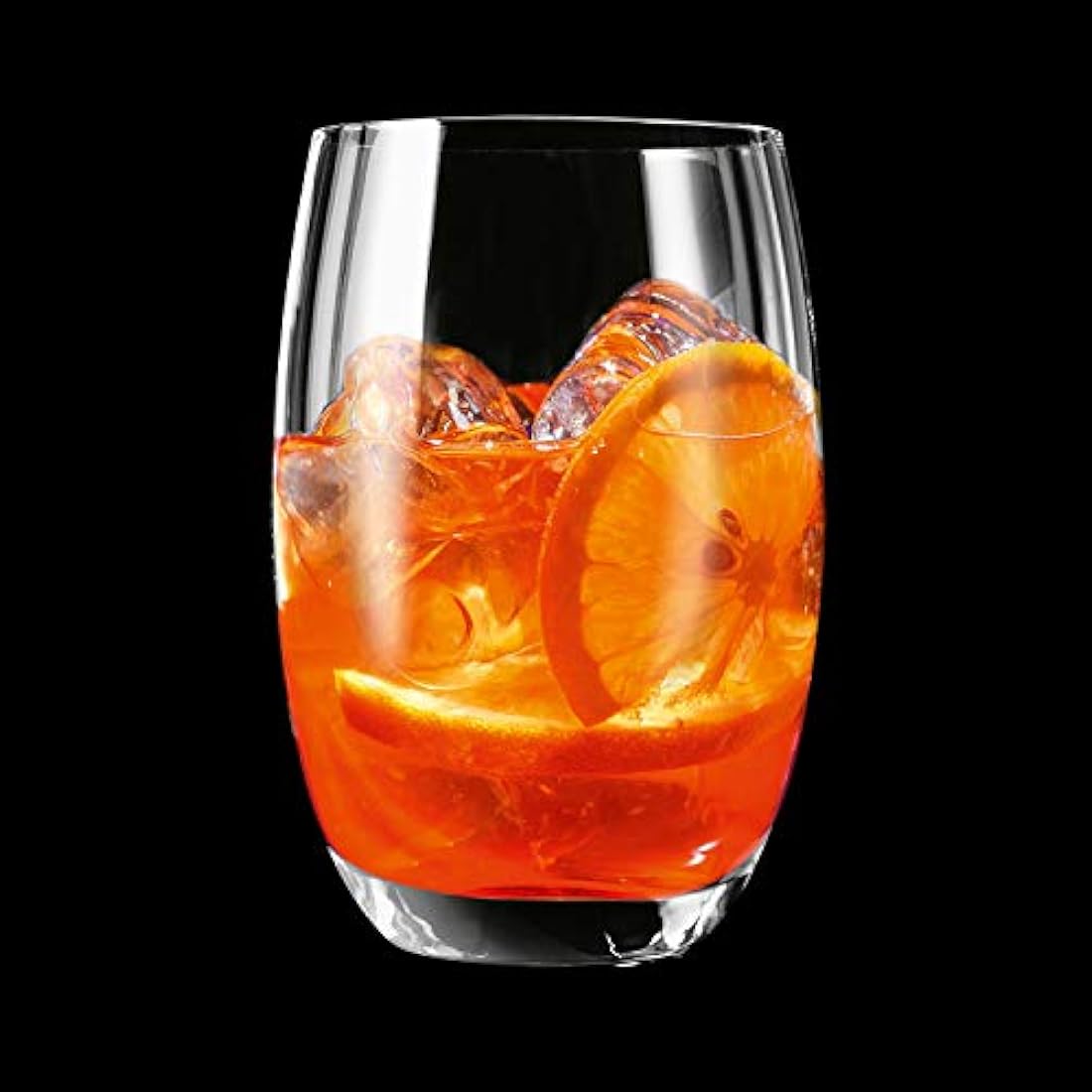 KROSNO Water Juice Tumbler Drinking Glasses | Set of 6 | 360 ML | Elite Collection | Crystal Glass | Perfect for Home, Restaurants and Parties | Dishwasher Safe