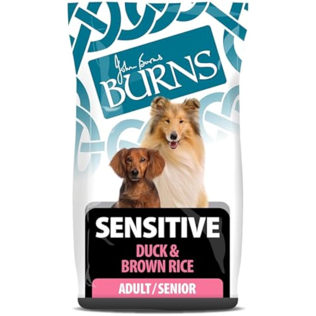 Burns Pet Nutrition Hypoallergenic Complete Dry Dog Food Adult and Senior Dog Sensitive with Duck and Brown Rice 12 kg