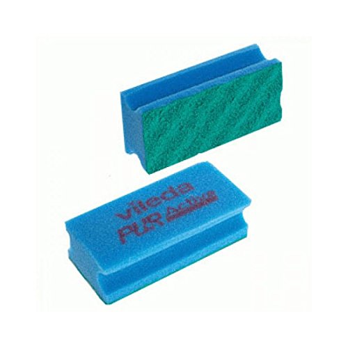 Vileda 123118 PurActive Foam Backed Scourer Blue - Pack of 10