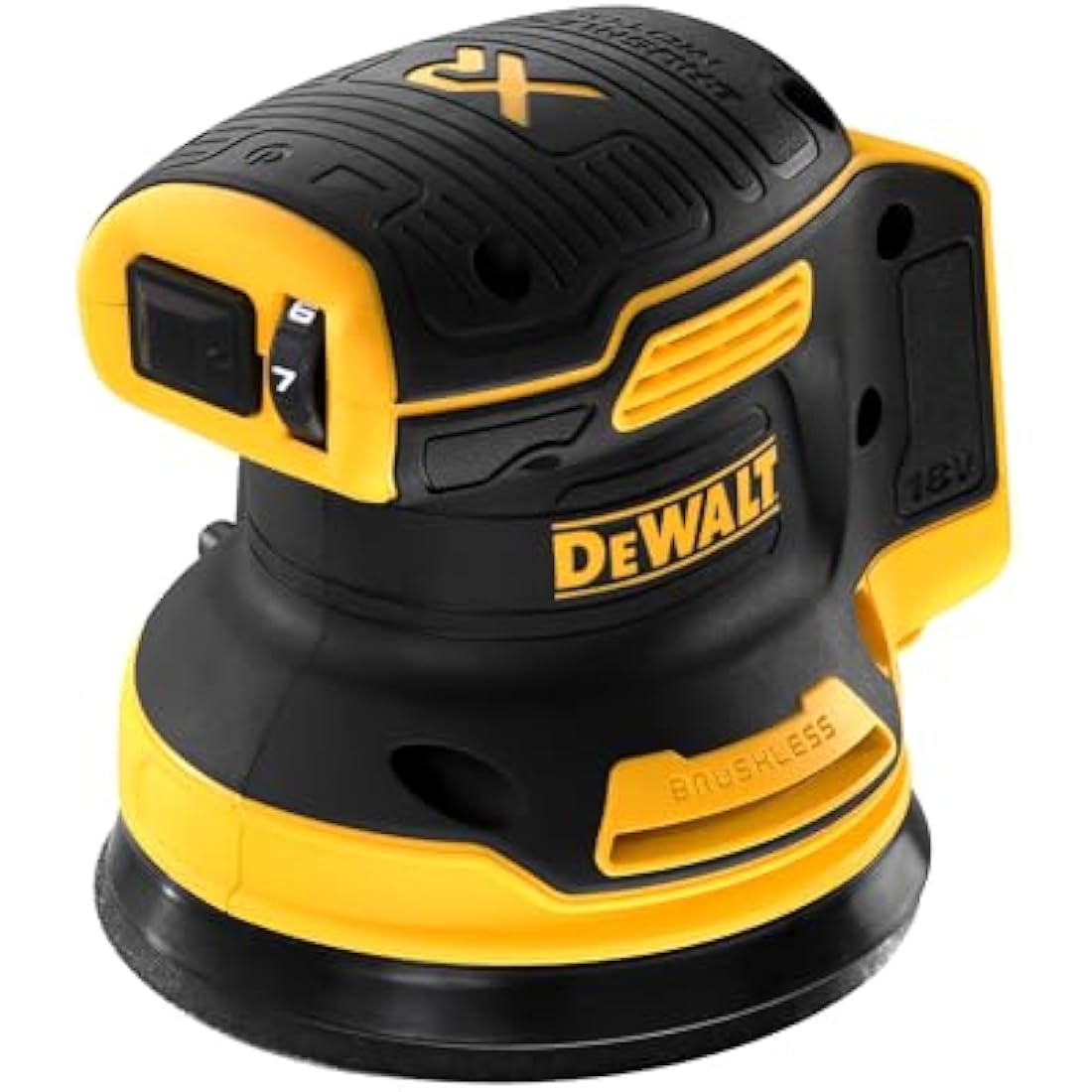 DEWALT 18V XR Brushless 125mm Sander, Bare Unit, DCW210N-XJ
