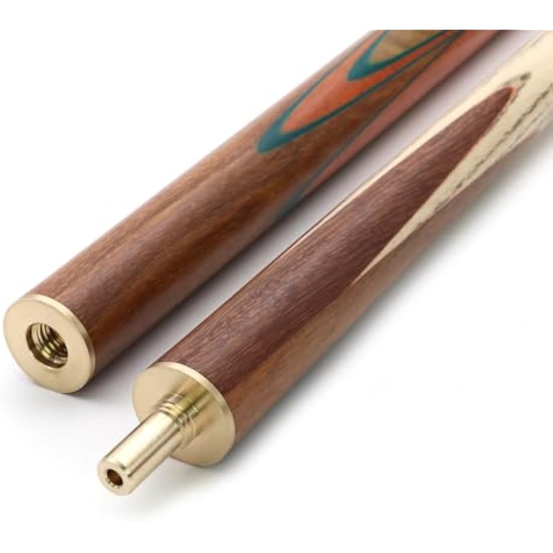 CUESOUL 57 Handcraft 3/4 Jointed Snooker Cue with Mini Butt End Extension Packed in Aluminium Cue Case (D304)