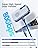 Silkland 80Gbps USB4 Cable for Thunderbolt 4/5 Cable [USB-IF Certified], 120Gbps Video Bandwidth, Dual 8K/6K@60Hz, 4K@540Hz, 240W PD3.1 for MacBook M4 Pro/Pro Max, Mac Mini M4, PSSD, Dock, eGPU - 1.5M